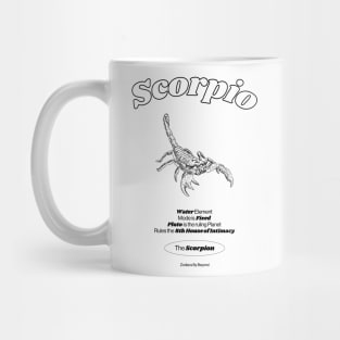 Scorpio Zodiac Design Mug